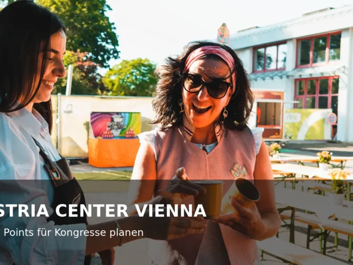 Professioneller Barista-Service als Hospitality-Punkt auf einem Kongress in Wien